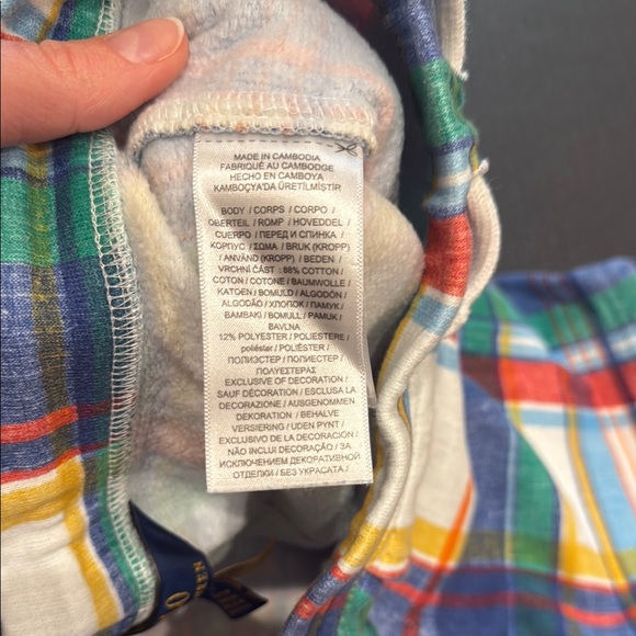 Polo by Ralph Lauren Colorful Plaid Sweatpants Shorts - Picture 5 of 5